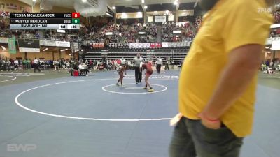 130 lbs Cons. Round 2 - Tessa McAlexander, Effingham-Atchison Co Community HS vs Paisylii Regular, Douglass HS