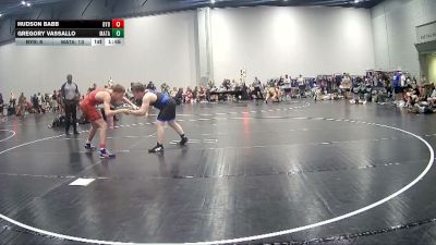 168 lbs Round 7 (8 Team) - Gregory Vassallo, Mat Assassins Black vs Hudson Babb, Backyard Brawlers
