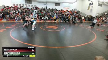 138 lbs Semifinal - Chase Visocky, Powell vs Preston Hedlund, Thunder Basin High School