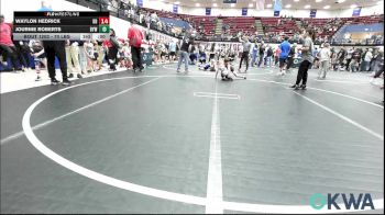 52 lbs Quarterfinal - Brooks Jerry, Rough Riders vs Gavin Wigington, Watonga Youth Wrestling