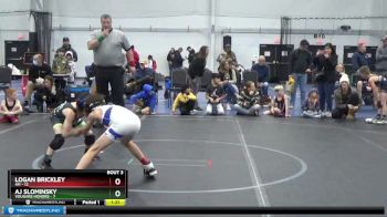 68 lbs Placement (4 Team) - Logan Brickley, 4M vs AJ Slominsky, Vougars Honors