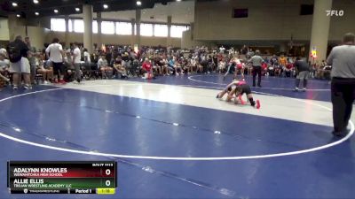 85 lbs Round 1 - Allie Ellis, Trojan Wrestling Academy LLC vs Adalynn Knowles, Wewahitchka High School