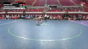 190 lbs Round 2 - Quarters & 1st Wb (16 Team) - Brayden Cook, Austin Lake Travis vs Fernando Salazar, Conroe Caney Creek