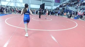 93-100 lbs Cons. Round 4 - Vera Goedl, Steelclaw Wrestling Club vs Sophia LaZarte, Team Aggression Wrestling Club