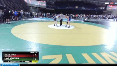 65 lbs Quarterfinal - Jacob Trieu, Washington vs Lane Newburn, Washington