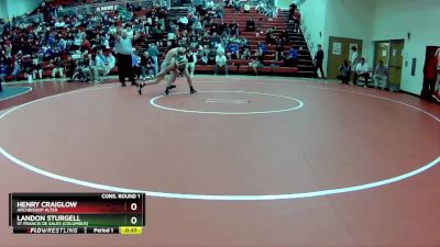 106 lbs Cons. Round 1 - Landon Sturgell, St Francis De Sales (Columbus) vs Henry Craiglow, Archbishop Alter