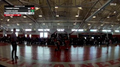 157 lbs Semifinal - Aaden Valdez, Adams State vs Vincent Cabral, Western Colorado