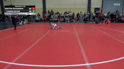 80 lbs Round 2 - Camden Batton, Summit Wrestling Academy vs Brayton Schleisman, Viking Wrestling Club
