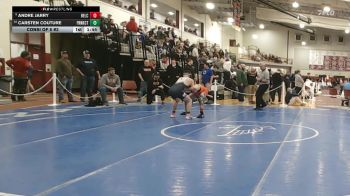 144 lbs Consi Of 8 #2 - Andre Jarry, Belchertown vs Carsten Couture, Franklin County