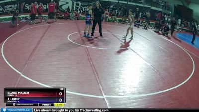 105 lbs Round 3 (8 Team) - Blake Mauch, Utah vs JJ Jump, Oregon