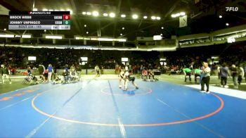 165 lbs Champ. Round 1 - Johnny Unpingco, Kentridge vs Brock Webb, Union