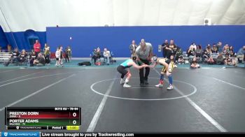 78-84 lbs Round 1 - Porter Adams, Falcons vs Preston Dorn, SHWA