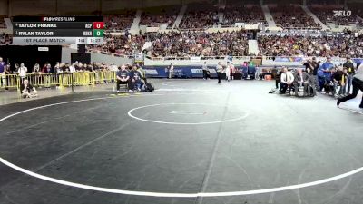 175-D2 1st Place Match - Rylan Taylor, Raymond S. Kellis High School vs Taylor Franke, Arizona College Prep