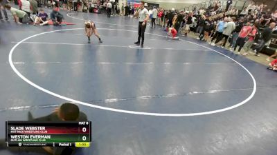 78 lbs Cons. Round 2 - Slade Webster, Mat Pack Wrestling Club vs Weston Everman, Outlaw Wrestling Club