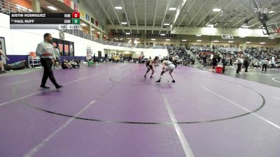 133 lbs Champ. Round 3 - Paul Ruff, Concordia (Neb.) vs Justin Rodriguez, Hastings (Neb.)