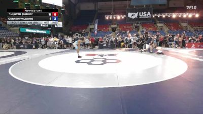 100 lbs Champ. Rd Of 32 - Hunter Shirley, WA vs Quentin Williams, IL
