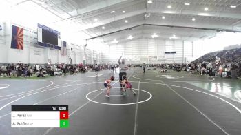 49 lbs 3rd Place - James Perez, Way Out West vs Alison Sutfin, Top Rank