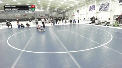 107.5-114.9 lbs Champ. Round 2 - Avery Faler, Stoic Wrestling vs Karsyn Merritt, Indiana