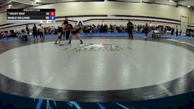 160 lbs Quarterfinal - Marlo Williams, East Stroudsburg University vs Haley Diaz, Indiana Tech University