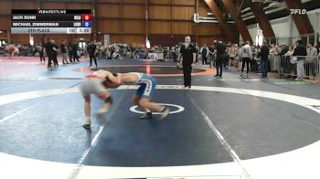 135A lbs 5th Place - Jack Dunn, Wild Buffalo Wrestling Club vs Michael Zimmerman, London Western Wrestling Club