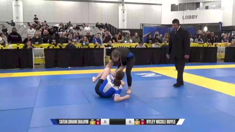 Ryley Nicole Boyle vs Caitlin Lorraine Ghalayini 2024 World IBJJF Jiu-Jitsu No-Gi Championship