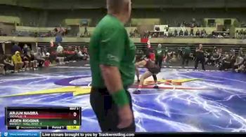 160 lbs Round 1 (4 Team) - Aiden Riggins, Waverly - Shell Rock vs Arjun Nagra, Vacaville