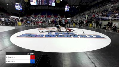 106 lbs Cons 64 #2 - Cayden Scott, OK vs Bo Gibbs, OH