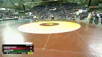 2A 126 lbs Cons. Round 2 - Jake McKee, Hockinson vs Dawson Bailey, Clarkston