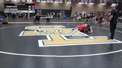 126 lbs Quarters - Joseph Leick, Sebolt Wrestling Academy vs Gabe Showers, Powerhouse Wrestling Club