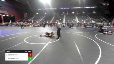 86 lbs Final - Bo Strader, Eastside United vs Gavin Martinez, Bear Lake WC