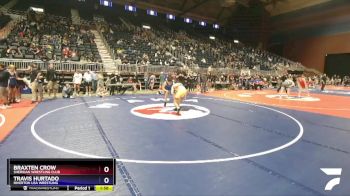 165 lbs Round 3 - Braxten Crow, Sheridan Wrestling Club vs Travis Hurtado, Riverton USA Wrestling