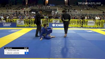 ANGEL JAVIER MOLINA vs TRAVIS BRUCE LARSON 2022 Pan Kids Jiu-Jitsu IBJJF Championship