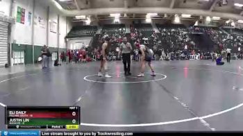 126 lbs Round 1 (16 Team) - Eli Daily, Millard South vs Justin Lin, Augusta