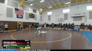 120 lbs Round 1 - Anthony Garcia, Lovell Middle School vs Bennett Sanford, Greybull MS