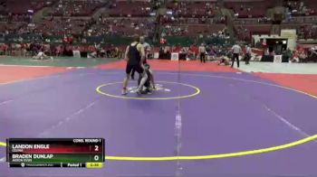 D2-132 lbs Cons. Round 1 - Landon Engle, Celina vs Braden Dunlap, Akron Svsm