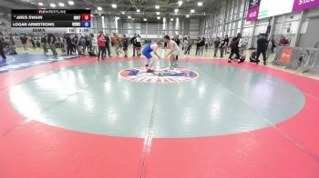 190 lbs Cons. Round 5 - Ares Swain, Inland Northwest Wrestling Training Center vs Logan Armstrong, Wrestling Rhinos Wrestling Club