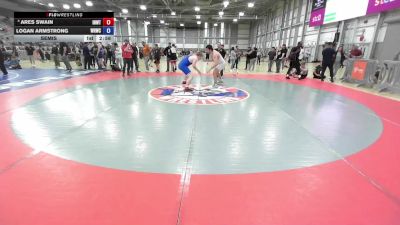 190 lbs Cons. Round 5 - Ares Swain, Inland Northwest Wrestling Training Center vs Logan Armstrong, Wrestling Rhinos Wrestling Club