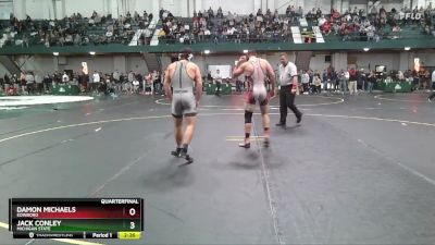 157 lbs Quarterfinal - Jack Conley, Michigan State vs Damon Michaels, Edinboro