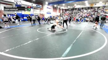 126 lbs Champ. Round 3 - Massimo Ortiz, Servite vs Landin Arguelles, Hesperia