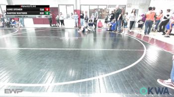 46-49 lbs Consi Of 4 - Luke Stoner, Team Guthrie Wrestling vs Easton Watters, Huskey Wrestling Club