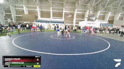 106 lbs Champ. Round 2 - Jantz Greenhalgh, Carbon vs Hudson Philips, Park City