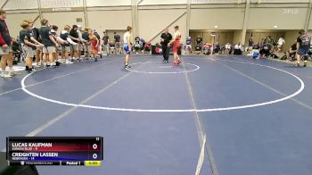 126 lbs Placement Matches (8 Team) - Lucas Kaufman, Kansas Blue vs Creighten Lassen, Nebraska