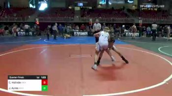 98 lbs Quarterfinal - Corbyn Holinde, Great Bend WC vs Jaxon Ayres, MIDWEST DESTROYERS