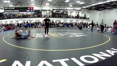 160A Champ. Round 2 - Savannah Gomez, McKendree University vs May Cuyler, Presbyterian College