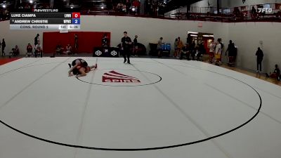 82 kg Cons. Round 2 - Luke Ciampa, Lehigh Valley Wrestling RTC vs Andrew Christie, West Point Wrestling Club