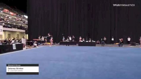 Delaney Brinker - Women's Group, St. Louis Gym Centre - 2021 Women's Xcel Region 4 Championships
