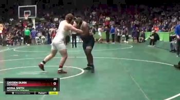 285 lbs Champ. Round 1 - Hosia Smith, Indianapolis Cathedral vs Zayden Dunn, Southmont