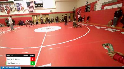 81-89 lbs Round 4 - Shepherd Visser, Goldendale Grapplers Youth Wrestling vs Xavier Martinez, Prosser Wrestling Academy