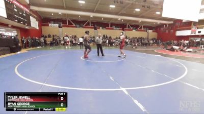 217 lbs Champ. Round 3 - Ryan George, Montgomery High School vs Tyler Jewell, Northgate High School