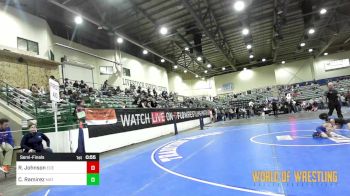 46 lbs Semifinal - Ryddik Johnson, Eastern Oregon Elite vs Camila Ramirez, Mat Demon Wrestling Club